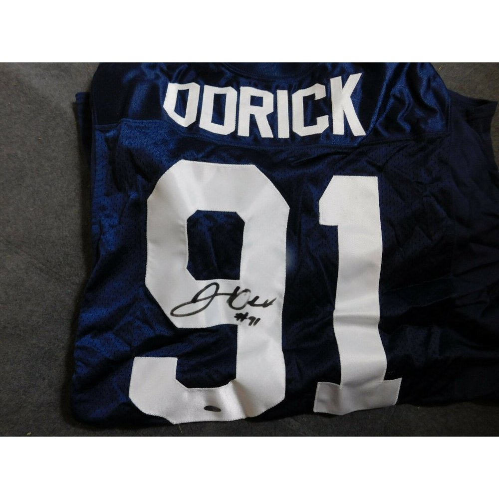 JARED ODRICK PENN STATE SIGNED JERSEY GAME CUT